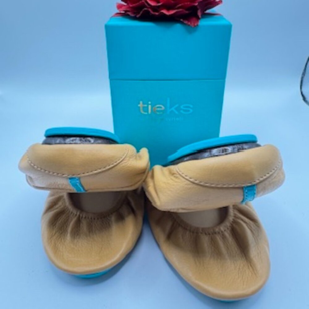 Tieks Camel Size 7